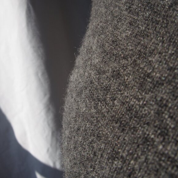 Diane Von Furstenberg Womens Sweater Gray Cashmere Long Sleeve - Picture 11 of 15